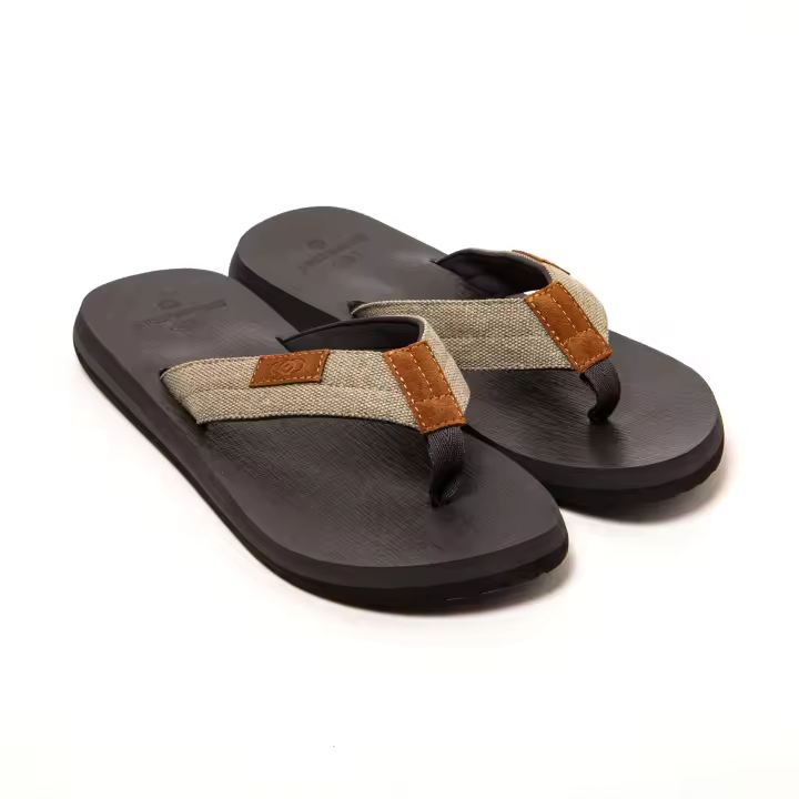 BRASILERAS Chanclas de playa de hombre con suela de goma - 1