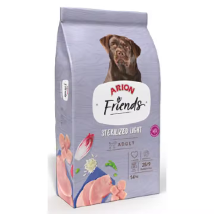 ARION FRIENDS PERRO STERILIZED LIGHT 3 KG - 1