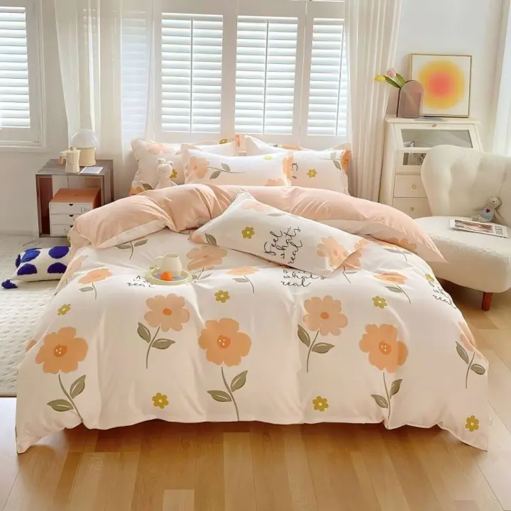Juego de Funda Nórdica 4 Piezas de Algodón Alta Calidad Juego de Ropa de Cama- Dibujo Elegante - Varios Tamaños Disponibles - 1