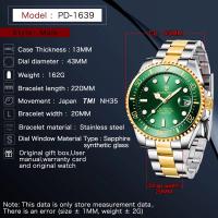 Reloj Mecánico Automático Para Hombre 2023 PAGANI DESIGN Acero Inoxidable Cristal De Zafiro Resistente Al Agua 100m Deportivo Con Fecha - details 29