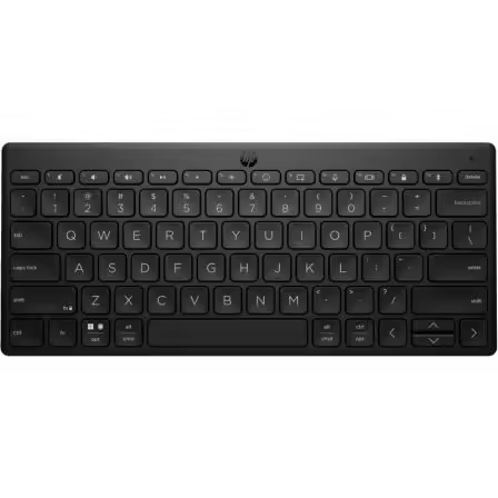 Teclado compacto inalámbrico por bluetooth hp 355 bluetooth/ negro - 1