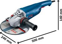 Bosch Professional GWS 1000 - Amoladora angular (1000 W, 11000 rpm, Ø Disco 125 - details 4