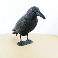 Repelente De Pájaros Negro Corazón De Águila Decoración De Jardín Simulación De Cuervo Y Corazón De Águila Control De Plagas Exterior - details 5