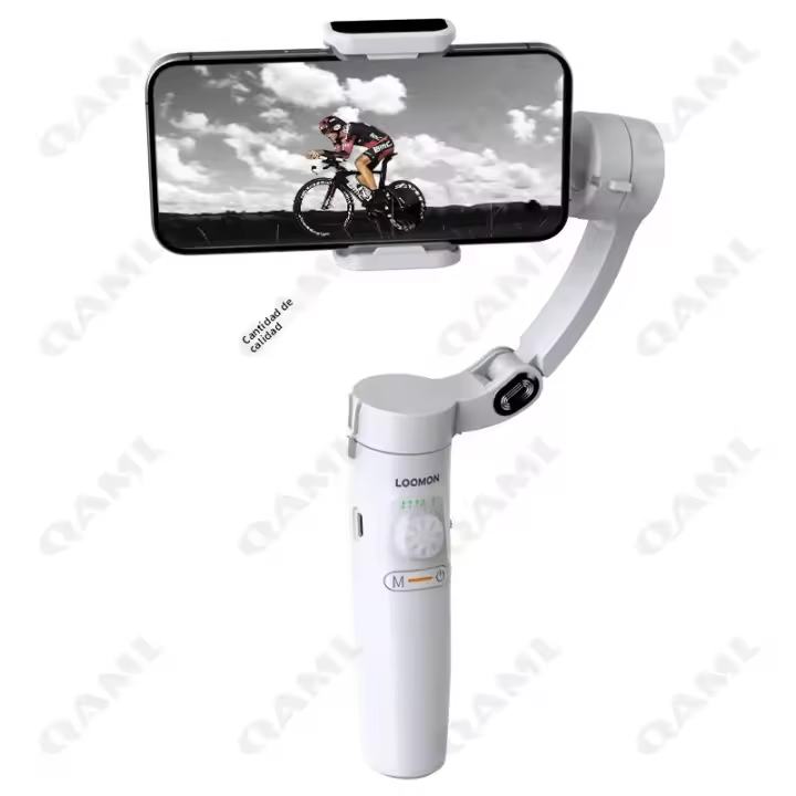 QAML M2 2024 Estabilizador De Gimbal Selfie Stick De 360 Grados Para Smartphone Compatible Con Tiktok Soporte Bluetooth Control Remoto - 1