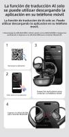 Auriculares Bluetooth Erazer XT66 Con Traductor AI Wireless Earphone DIY Equalizer APP Real-time Traducción Earbuds - details 4