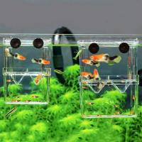 Caja De Cría Para Peces Acrílico Durable Para Betta Y Camarones Incubador De Hatching Para Pequeños Peces Y Camarones - details 0