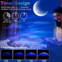 Proyector De Estrellas Aurora Para Decoración De Dormitorio Luz Nocturna Con Música Bluetooth Luz De Noche Estelar Y Luna - details 5