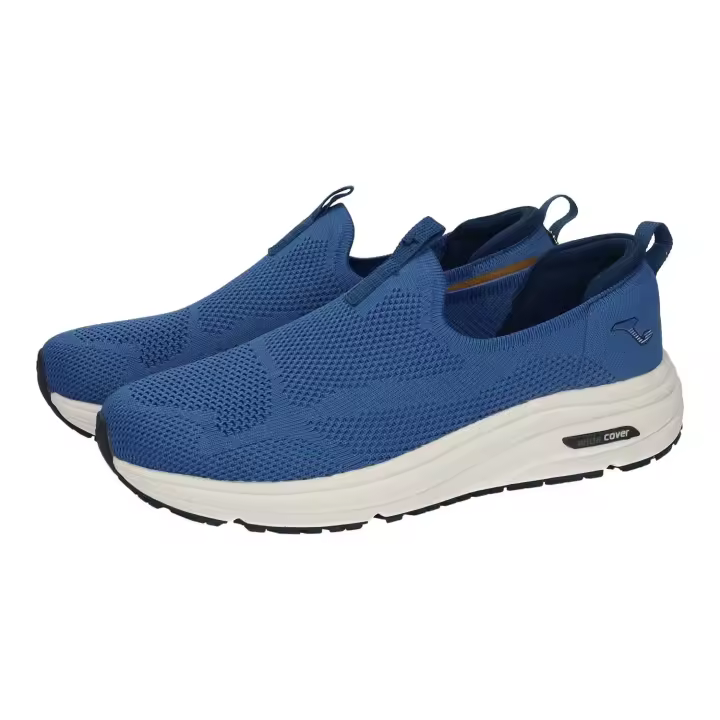 Deportivos marca JOMA para hombre en color royal. Zapatillas Joma hombre royal con plantilla memory foam y diseño Wide Cover sin cordones - 1