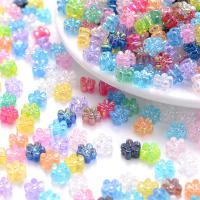 100pcs Bolas De Acrílico Pequeñas 4x7mm Con Colores Mixtos AB Brillantes Para Hacer Joyas Pulseras Collares Llaveros - details 1