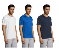 Pack de 3 Camisetas Deportivas para Hombres MARNAULA - Blancas, Azules y Marino - details 0