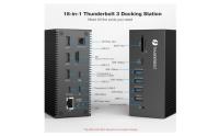 Estación de Acoplamiento Thunderbolt 3 18 In 1 USB C Docking Universal - details 1