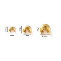 50Pcs Cubos De Acero Inoxidable Para Joyería DIY Tamaños 3-4-5mm Cubos De Acero Inoxidable Para Terminar Joyas Accesorios De Joyería - details 1