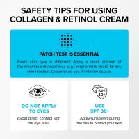 Cremas faciales, SimplyVital colágeno, retinol y ácido hialurónico, crema facial antiedad para rostro, cuello y cuello, crema facial hidratante diaria. - details 3