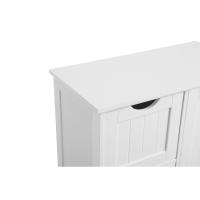 Armario de baño de pie, 3 cajones grandes y estante ajustable, en blanco, 60x30x81 cm - details 3