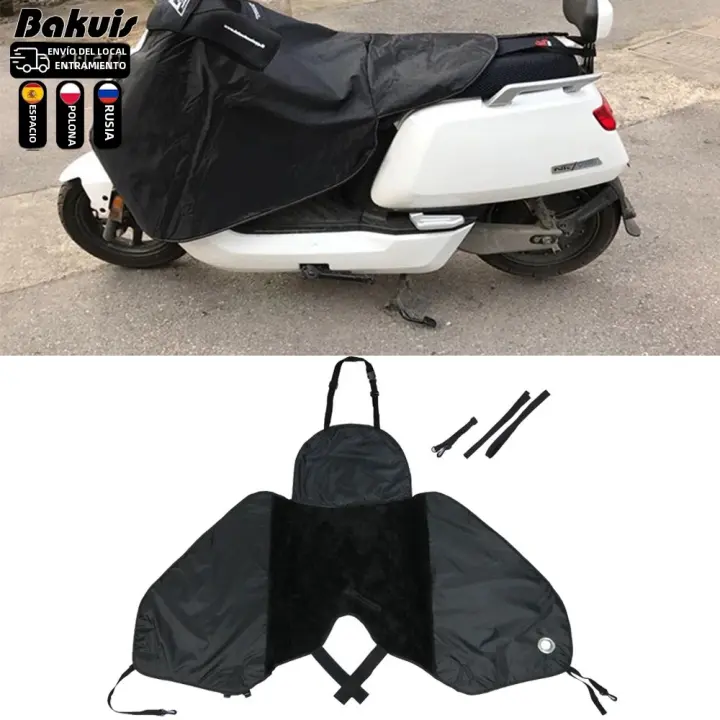Cubierta De Pierna Universal Para Scooters Moto Protección Contra Lluvia Viento Frío Y Humedad Para Honda Peugeot YAMAHA Partes De Invierno - 1
