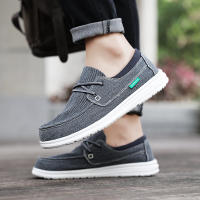 Zapatos De Lona Para Hombre Retro Ligeros Y Confortables Mocasines De Verano Calzado Casual De Negocios Para Primavera/Otoño - details 3