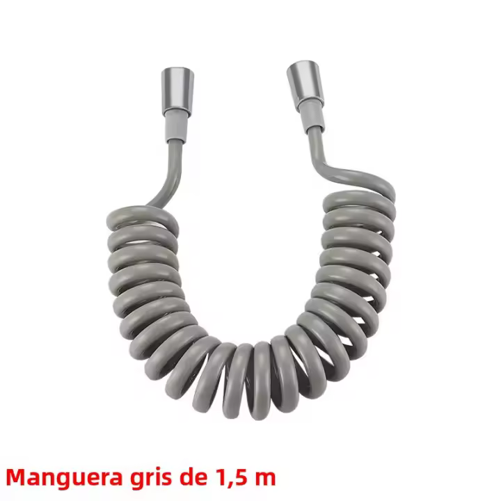 Juego De Rociador De Bidé Portátil En Acero Inoxidable 304 Con Regleta De Ducha Para Inodoro Roce Vertical Instalación En Pared - 1