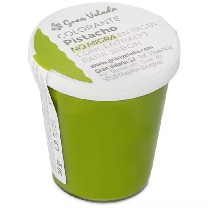 Colorante Pistacho en Pasta Concentrado para Jabón | Gran Velada, Hecho en España | Color Vivo, No Decolora, Fácil de Usar | Crea Jabones Exclusivos - 1
