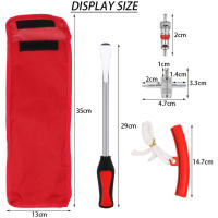 Kit De Reparación De Neumáticos Para Motocicleta Y Automóvil Herramientas De Cambio De Rueda 30CM Protección De Rines Llave De Palomino Reparación De Neumáticos - details 7
