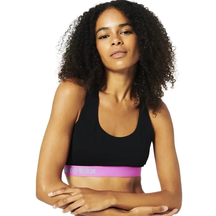 Superdry Sujetador Offset Logo Crop Lette - 1