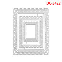 Molde De Corte De Metal En Forma De Flor Redonda Cuadrada Triangular Y Irregular Para Scrapbooking Tarjetas Y Manualidades - details 53