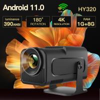 Proyector LYNCAST HY320 HD 4K Android 11 Dual WiFi6 BT5.0 390ANSI Native 1080P Para Cine Al Aire Libre Y Hogar Mini Proyector Mejorado HY300 - details 0