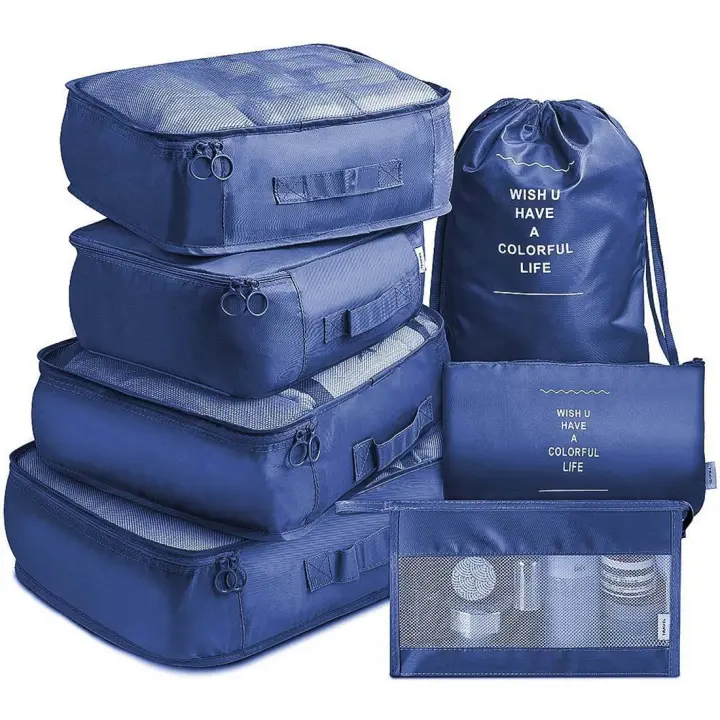 Juego de Bolsas de Almacenamiento de Viaje Portátiles de 7 Piezas - 1