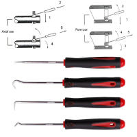 Juego De 4 Piezas Herramientas De Reparación De Sellado Para Vehículos Herramientas De Remoción De Sellado De Rosca Con Agujas Negras Y Rojas 16cm - details 7