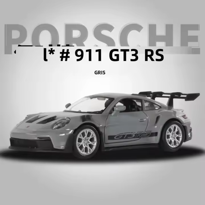 Porsche 911 GT3 RS Supercar De Aleación 1:36 Vehículo Diecast Para Niños Modelo De Escala Miniatura Juguete De Coche - 1