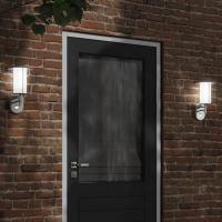 vidaXL Aplique de exterior de acero inoxidable luz de pared exterior Color Negro,  Plateado,  Plateado y mas - details 2