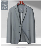 Chaqueta De Moda Para Hombres 2025 Alta Gama Luz Y Lujo Casual Verano Primavera Transpirable Sin Lining Cierre Simple - details 13