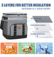 Bolsa de hielo con carrito de nuevo estilo, bolsa de picnic para exteriores, refrigerador para automóvil, bolsa de aislamiento para remolcador de gran capacidad, caja de aislamiento - details 10