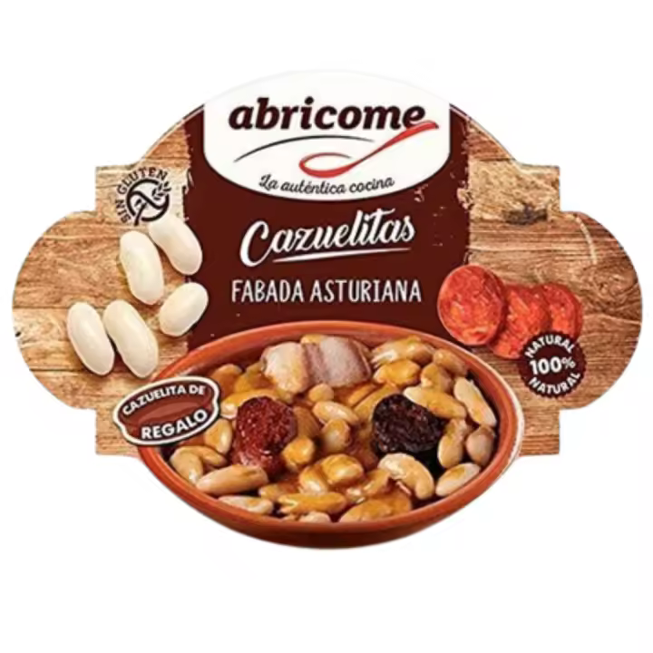 Cazuelita de fabada asturiana Abricome 415g - Comida lista para consumir - 1