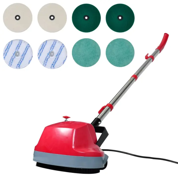 vidaXL Máquina limpiasuelos pulidora con cabezal doble 5 en 1 - 1