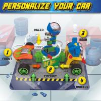 T-RACERS serie 2 –  Coche y piloto sorpresa - PACK  2 UNIDADES -   Coleccionable -  Coche desmontable por partes y con piezas intercambiables - Juguete de Aventura - Edad recomendada mayores de  3 años - details 2
