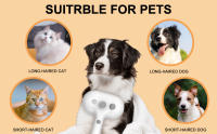 Cepillo para gatos Cepillo para Perros para Mascotas, Peine Quita Pelos para Mascotas con Depósito de agua y Spray, Limpia el Pelo de la Mascota del Cepillo con un Botón, Recargable por USB - details 5