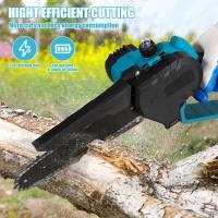 Motosierra eléctrica sin escobillas, herramienta eléctrica de madera, recargable, 2000 RPM, 21V, 15000 W, 8 pulgadas, para batería Makita - details 6