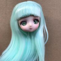 Muñeca De Juguete DIY Con Cabeza De Muñeca De Anime Larga Y Colorida Ojos Estelares Para Niñas Regalo De Vestir Muñeca De 1/6 - details 1