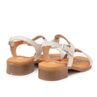 TINA KIZ 5345 Sandalias planas de Mujer 31525 24V SANDALIA PIEL ADORNO HIELO - details 1