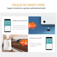 Sensor Inteligente De Temperatura Y Humedad ZigBee/WiFi Tuya Batería Poderada Para Seguridad Doméstica Compatible Con Alexa Y Google Home - details 7