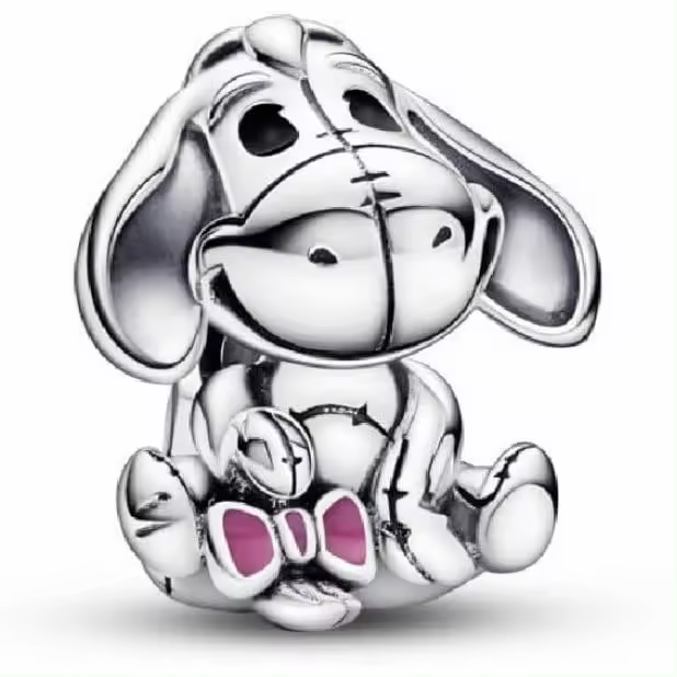 PANDORA Disney Dioses de plata de ley con diseño de Winnie The Pooh，Incluye Caja Original - 1