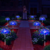 Luces De Fieras Solares LED Para Jardín Impermeables Decoración De Exterior Lámpara Solar Para Camino De Jardín Moderna - details 4