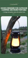 Lámpara De Escritorio LED Retro Caballo Decoración De Ambiente Recargable Para Camping Al Aire Libre Barra De Luz Linterna De Hogar - details 6