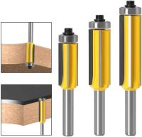 Broca para enrutador de Madera con vagón de 8 mm with 4 Cutillas, juego de Brocas para enrutador con Patrón de acabado de 3 UDS. - details 1