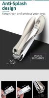 Tijeras De Uñas De Acero Inoxidable Anti Salpicadura Para Manicura Y Pedicura Diseño Biónico Herramienta De Cortador De Uñas - details 5