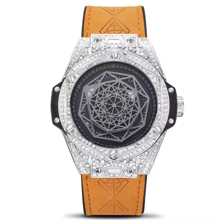Smartwatches Relojes Hombre Reloj Mecánico Automático con Correa de Resina Luminoso Casual Impermeable - 1