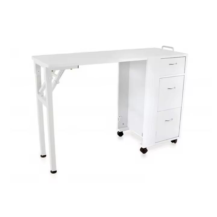 Mesa de manicura LBH Plegable con cajones Modelo Subra - 1