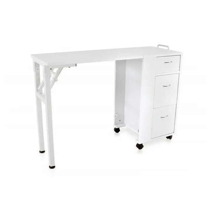 Mesa de manicura LBH Plegable con cajones Modelo Subra - 1