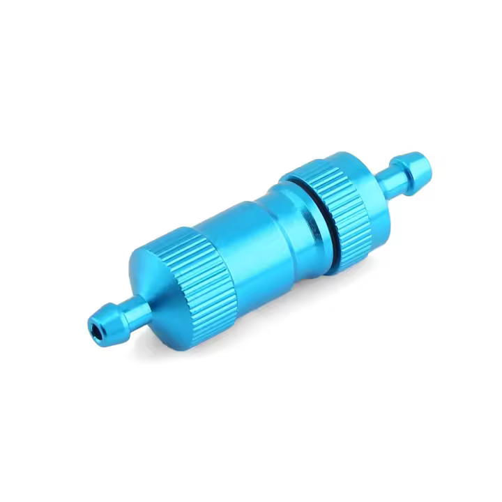 Filtro De Combustible Para Barco RC De Precisión Aleación De Aluminio Tipo Desmontable Para Aviones Y Vehículos Modelos De Gasolina Y Nitro Largo 50mm - 1