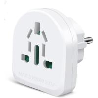 Adaptador clavija corriente de viaje, universal, apto para diversos paises - details 0